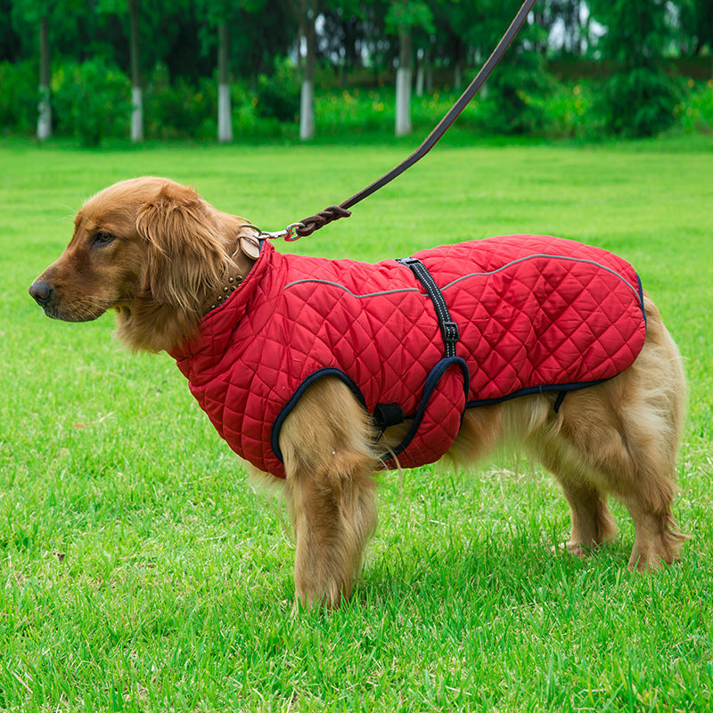 Adjustable Warm Pet Cotton Jacket - Perfect for Your Furry Friend